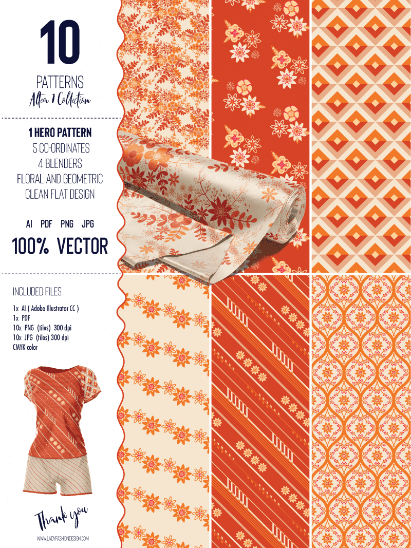 Altea - vector pattern collection