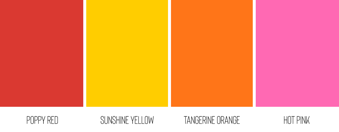 Iconic Colors From the 1960s to the 1970s